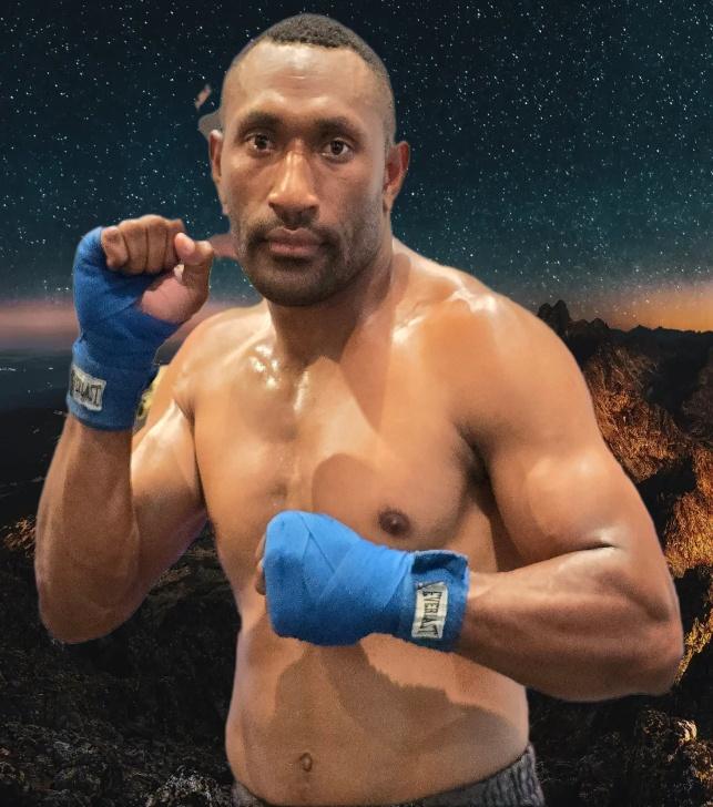 Norman Kawage, 68kg fighter from Papua New Guinea